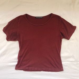 Brandy Melville Maroon tee